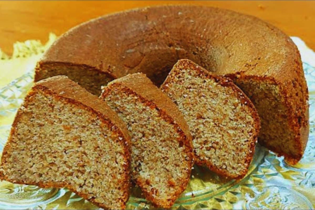 Bolo de Banana com Canela