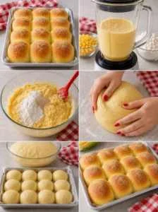 Pãozinho de Milho fácil e delicioso de liquidificador