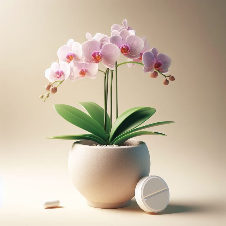 Uma única pílula é suficiente para fazer a orquídea florescer para sempre