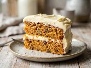 Bolo de Cenoura com Cobertura Cremosa