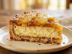 Torta de Abacaxi com Base Crocante