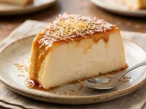Pudim de Coco Liso e Cremoso