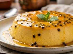 Pudim de Maracujá Liso e Cremoso