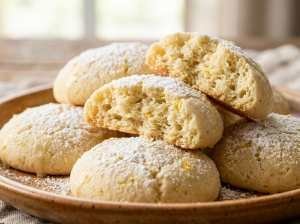 Biscoito de Limão que Derrete na Boca