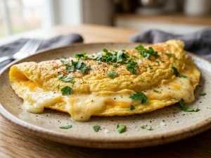 Omelete de Queijo Rápido