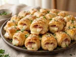Enroladinho de Presunto e Queijo para Toda a Família