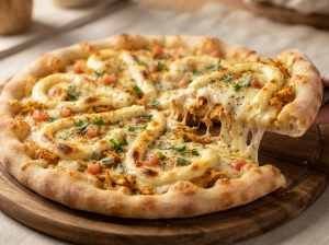 Pizza de Frango com Catupiry de Liquidificador