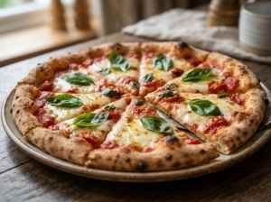 Pizza Marguerita de Massa Fina