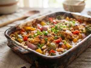 Frango Xadrez de Forno