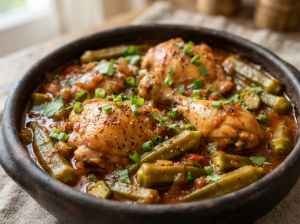 Frango com Quiabo Suculento