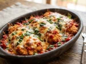 Filé de Frango à Parmegiana de Forno