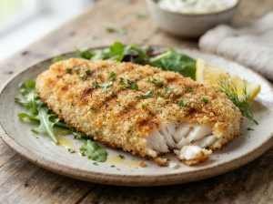 Filé de Peixe Empanado Grelhado
