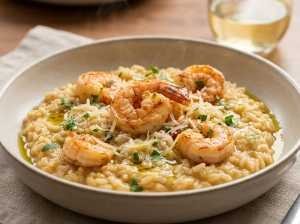 Risoto de Camarão Cremoso