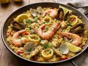 Paella de Frutos do Mar Cremoso