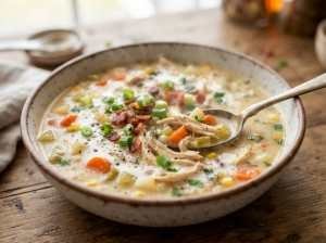 Sopa de Frango Cremoso