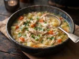 Canja de Galinha para Noite Fria