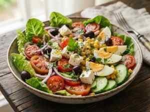 Salada de Alface e Tomate Completa