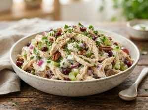 Salada de Frango Refrescante