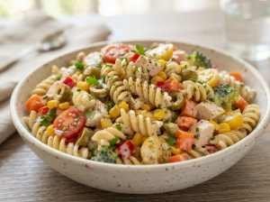 Salada de Macarrão Refrescante