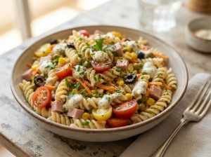 Salada de Macarrão com Molho Especial