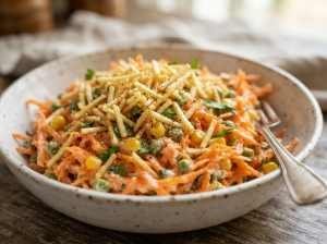 Salada de Cenoura Refrescante