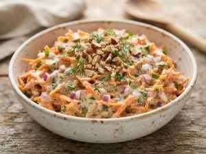 Salada de Cenoura com Molho Especial