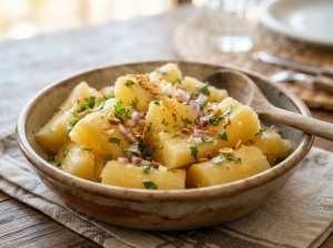 Mandioca Cozida para Almoço em Família