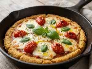 Pizza de Frigideira Low Carb Leve