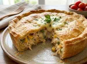 Torta de Frango sem Glúten Fácil