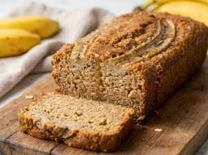Bolo de Banana com Aveia Fácil