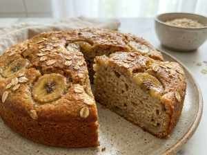 Bolo de Banana com Aveia Fofinha
