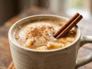 Chá de Maçã e Canela Cremosa